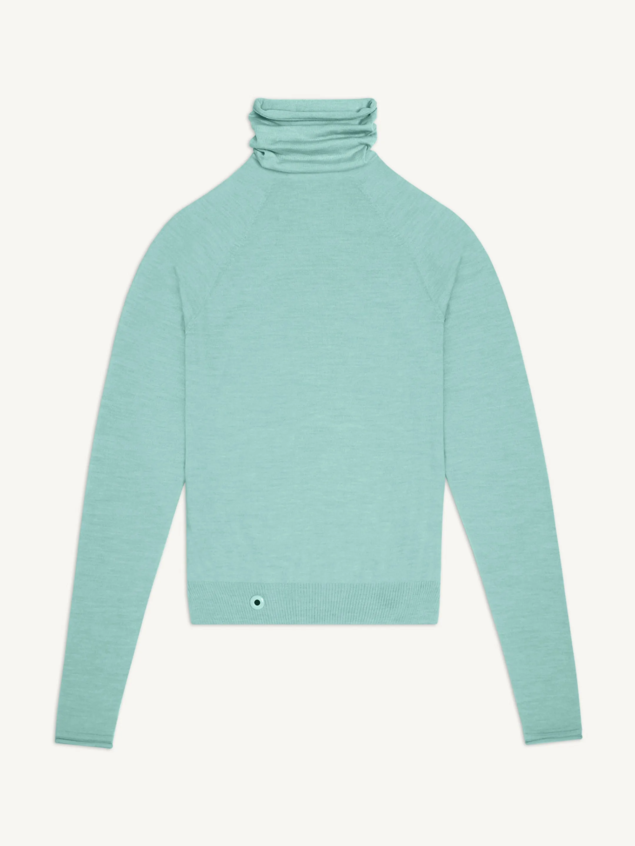 The Turtleneck - Aqua Green