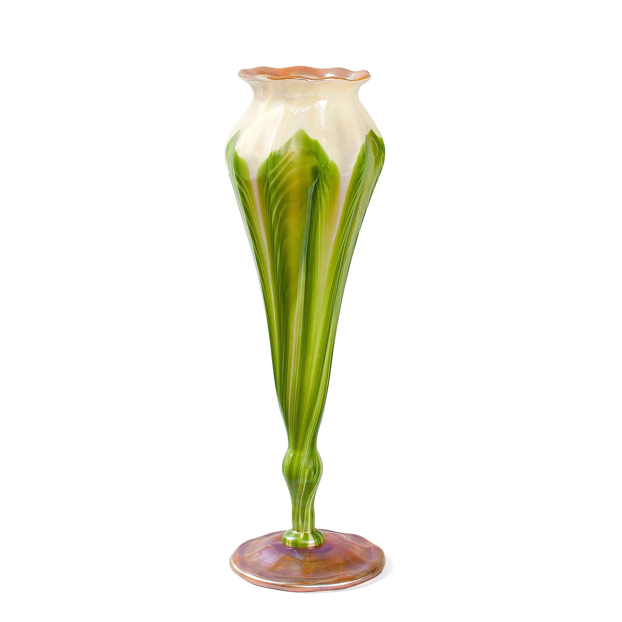 Tiffany Studios New York Flower Form Favrile Glass Vase