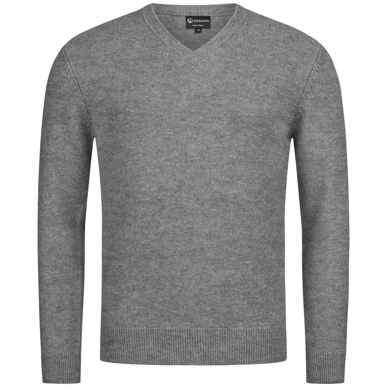 Wool Pullover V Neck Men