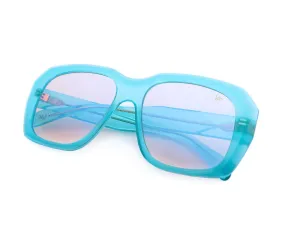 XXL Geometric Edition Neon Blue Acetate