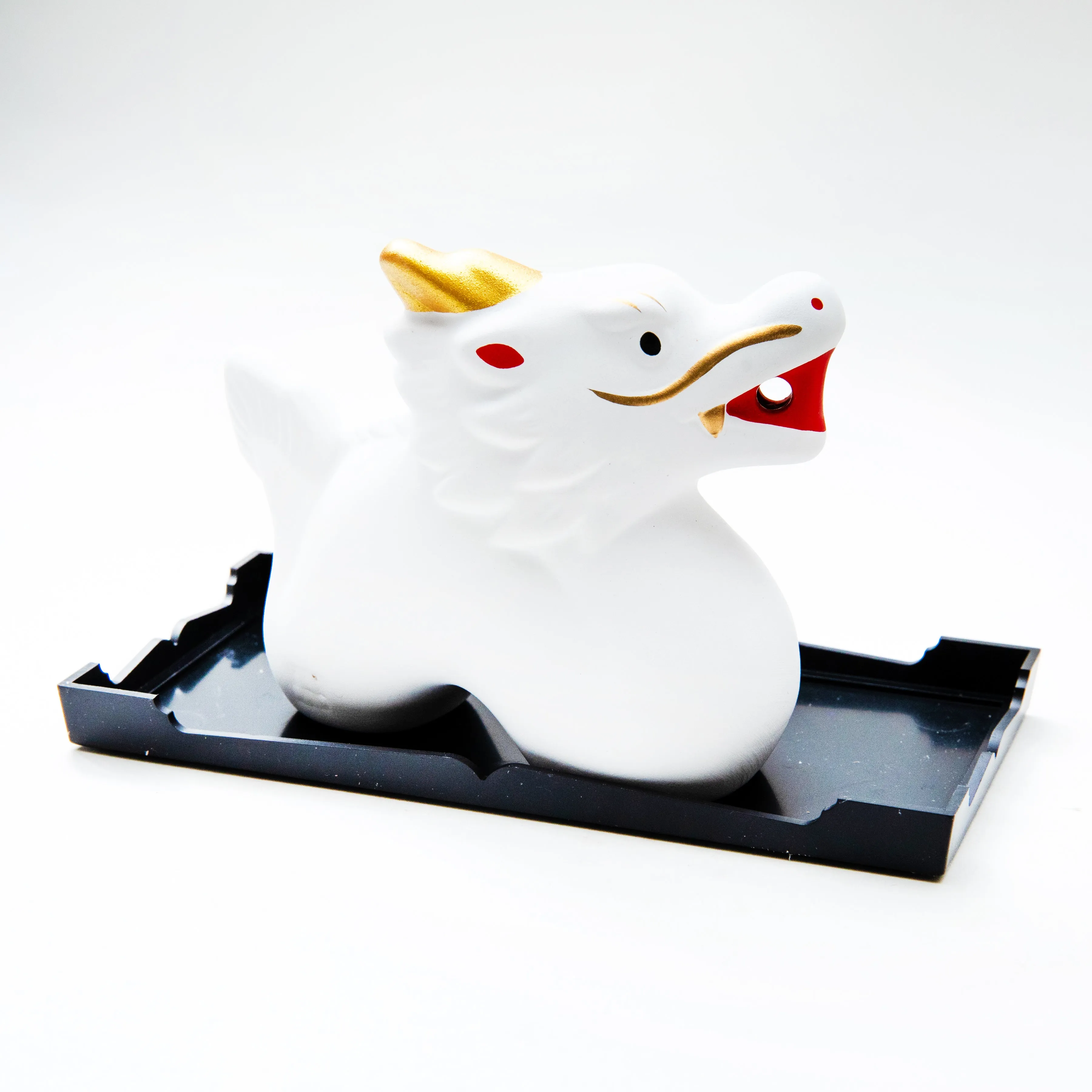 Yakushigama Ceramic Dragon with Evil-Banishing Arrow